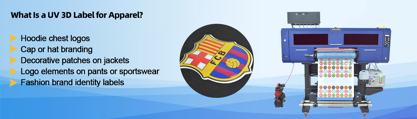 What Is a UV 3D Label for Apparel