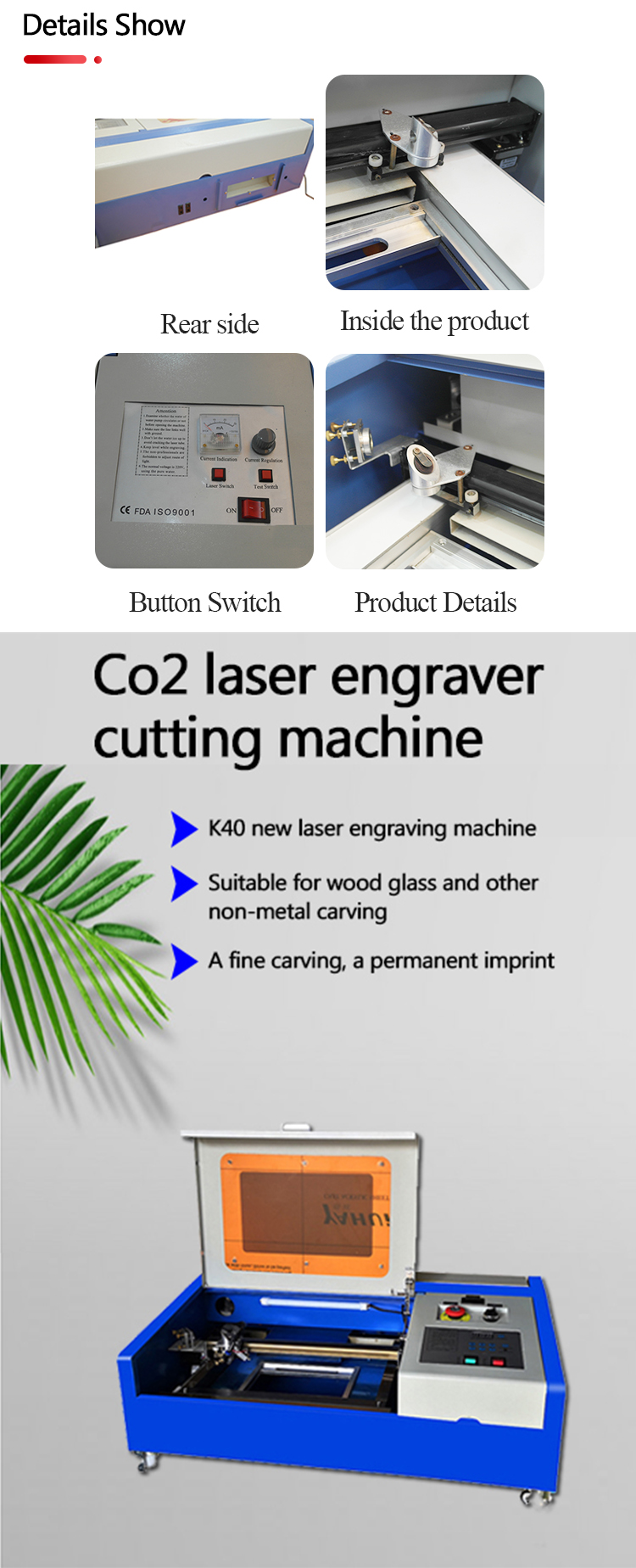 co2 laser engraver-details show