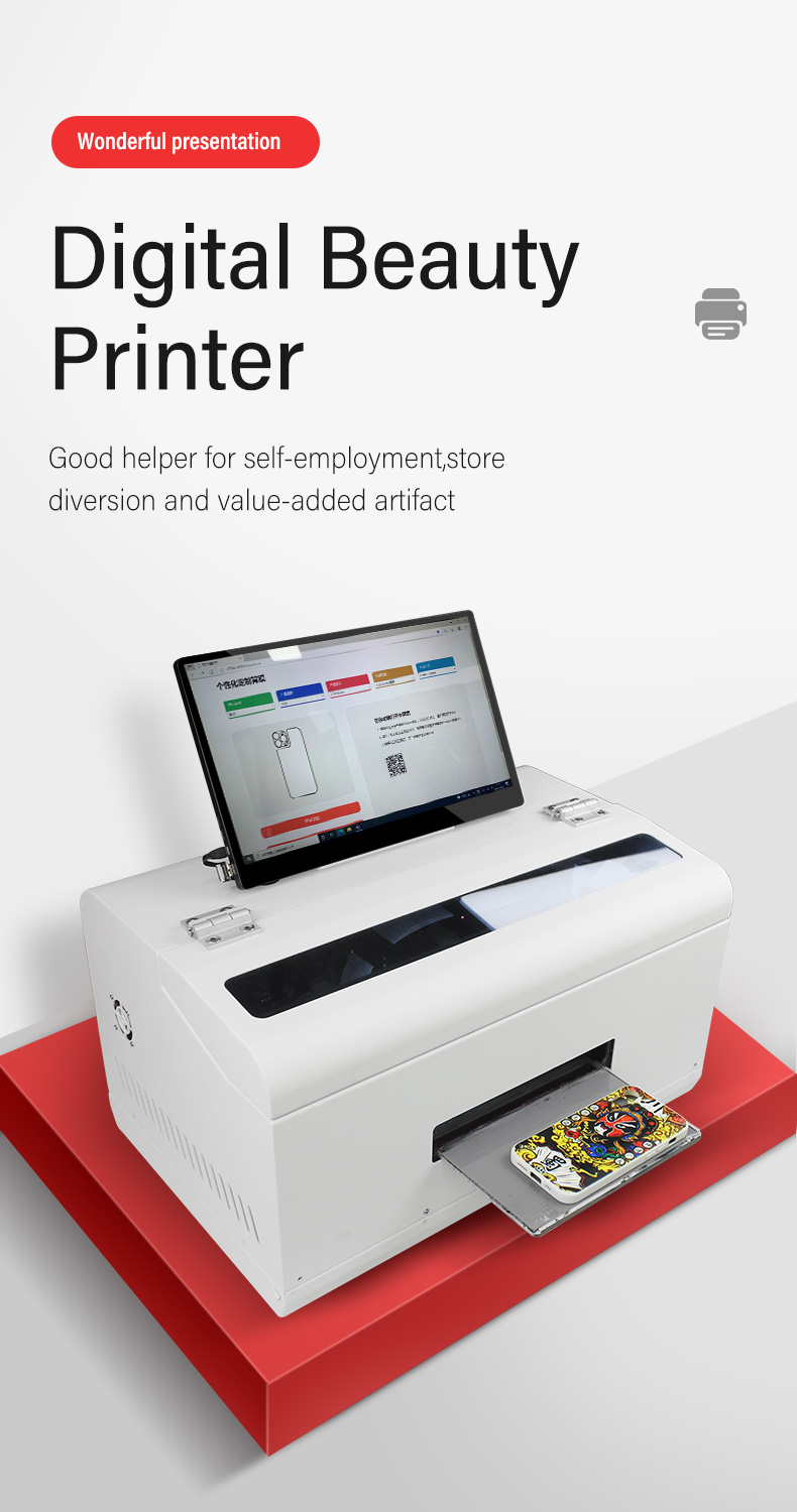 MiniUV-A4 flatbed printer-digital beauty-printer