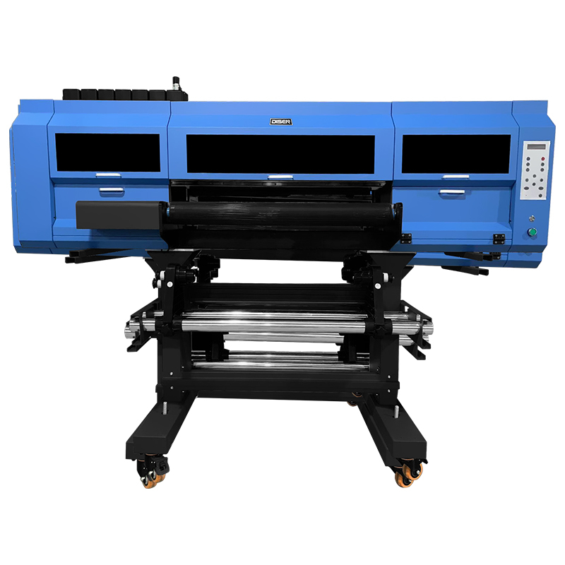 DS-HY800W Manufacturer Uv Dtf Film Printer All In One 2 in 1 A1 60cm Uv Dtf Sticker Printer With Laminator