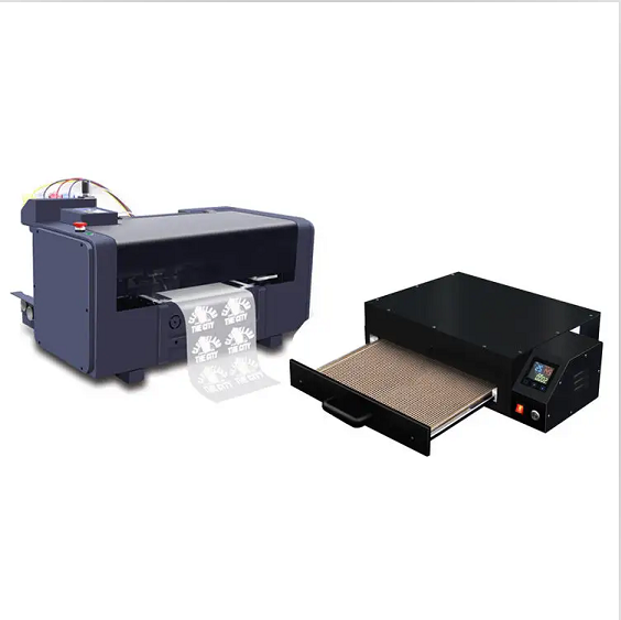 Small Size Portable Household Automatic DTF Mini Direct To Film A3+ Wide 35cm Printer With XP600 L1800 Drying Powder Machine