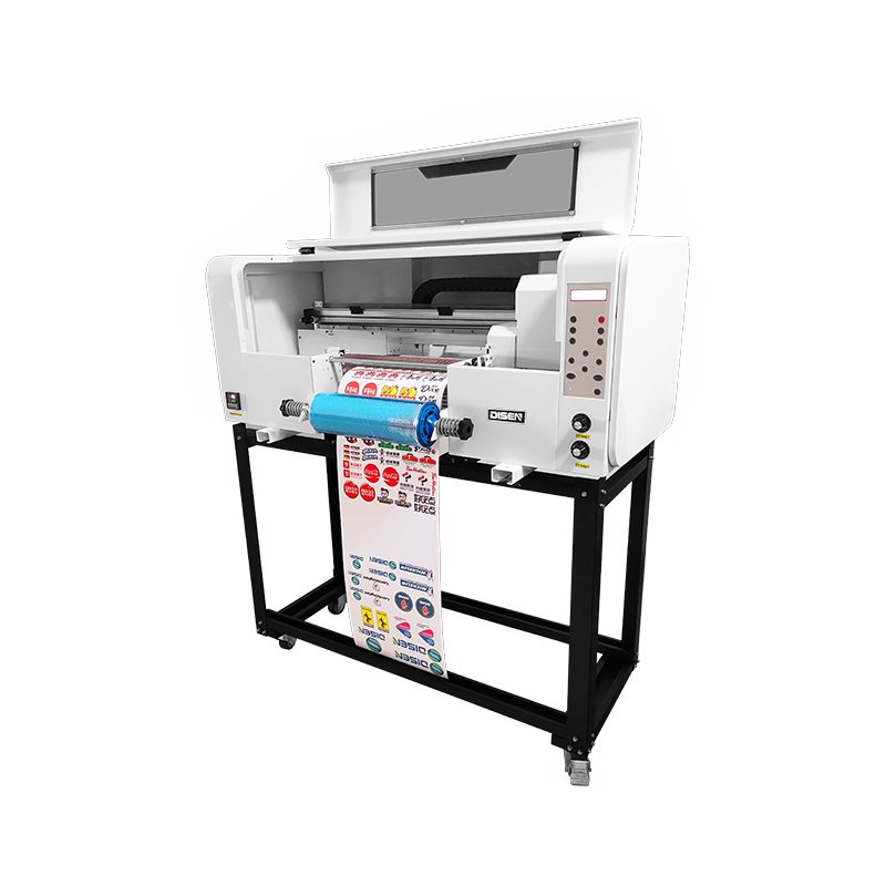 DS-HY300W 30cm Dtf UV Film Printer 3D A3 Roll To Roll Direct To Film Digital Inkjet Flatbed Uv Printer For A/B Film