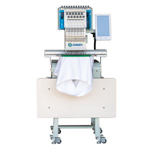 DSC-J1201 Mini Single Head Embroidery Machine 30*40cm Hat Tshirt Automatic Sewing Embroidery Machine Computerized