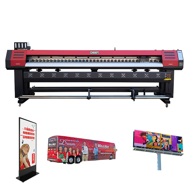 Canvas flex printer 3.2m Eco solvent printer for vinyl banner sticker paper printing machine