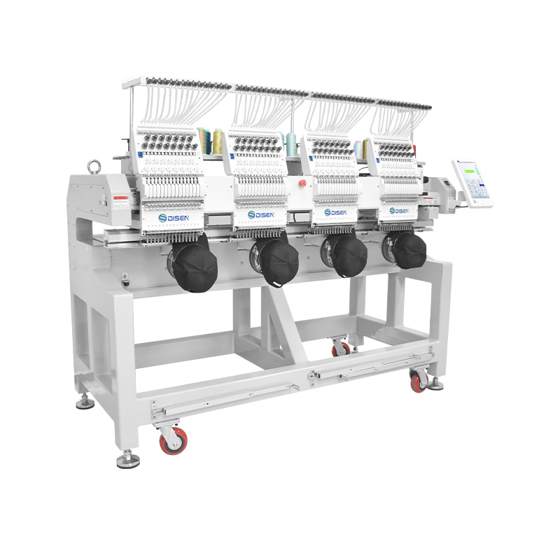 DS-1504 Computer Embroidery Machine 4 heads T-shirt Hat Embroidery