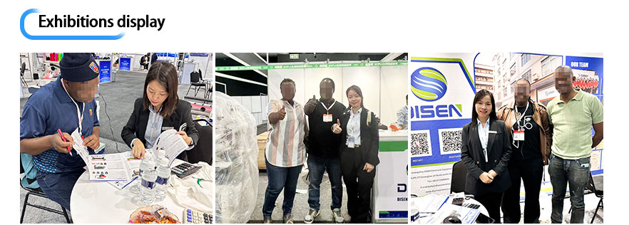 South Africa exhibition, photo with customers