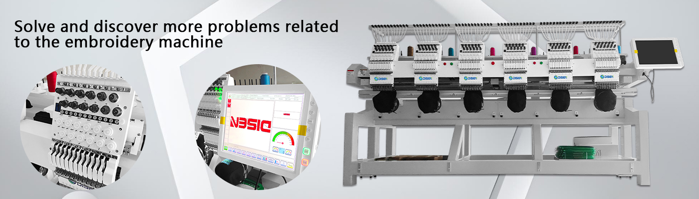 Solve and discover more problems related to the embroidery machine