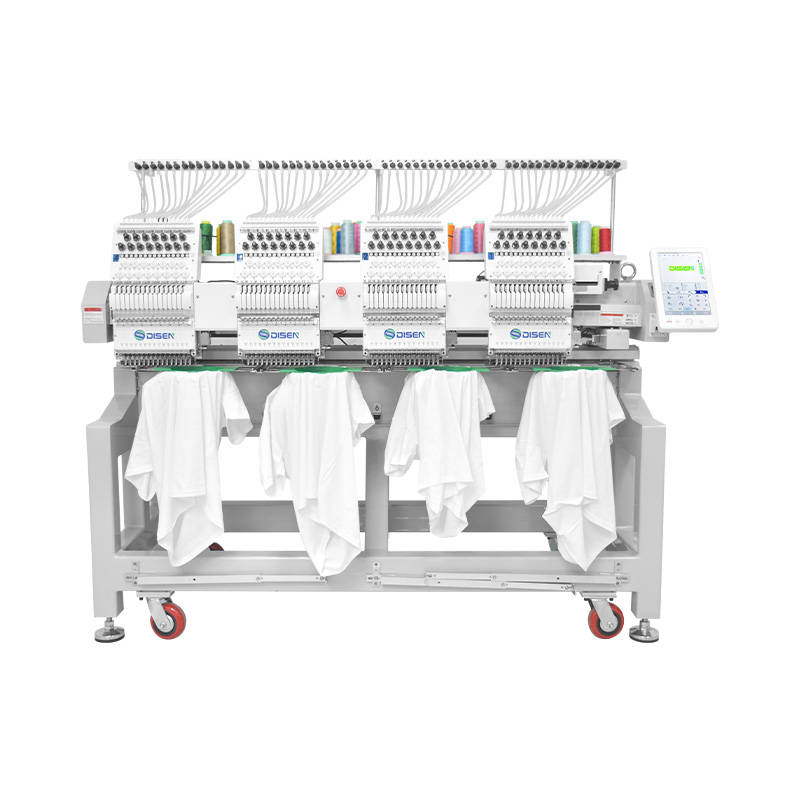 DS-1504 Computer Embroidery Machine 4 heads T-shirt Hat Embroidery