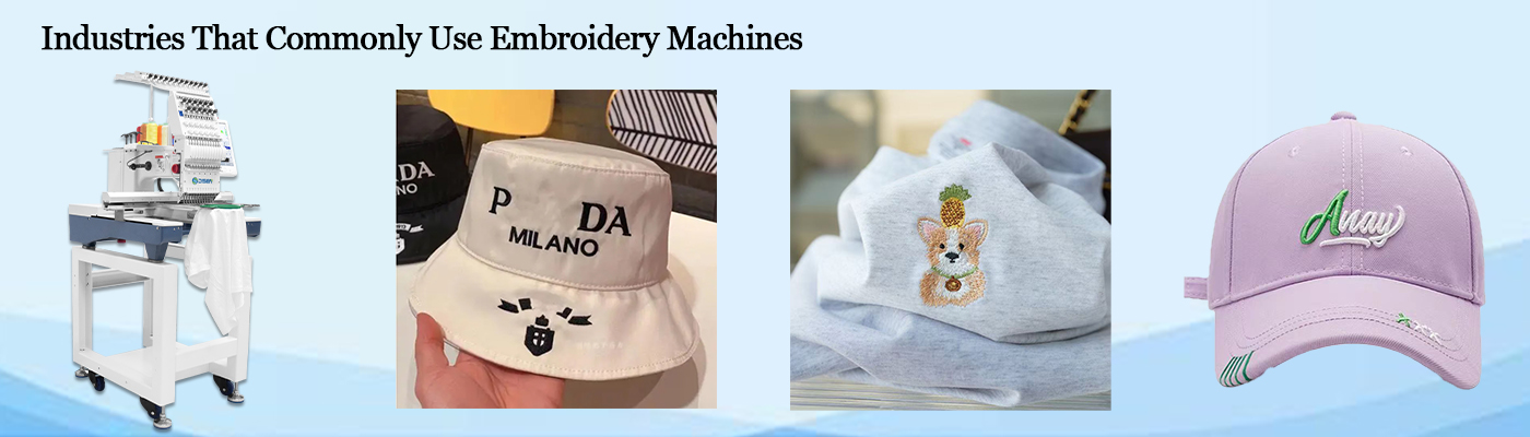 Industries That Commonly Use Embroidery Machines