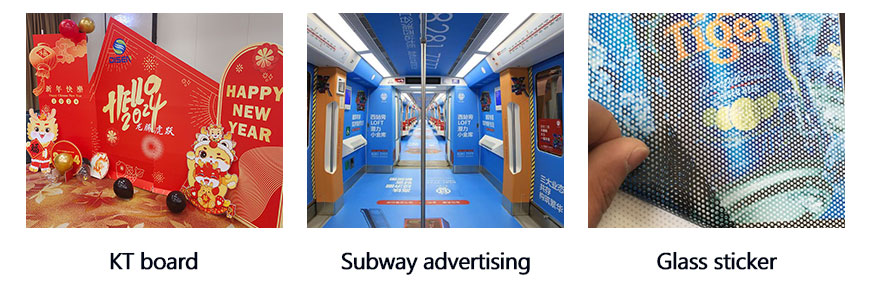 KT board，subway advertising，glass sticker