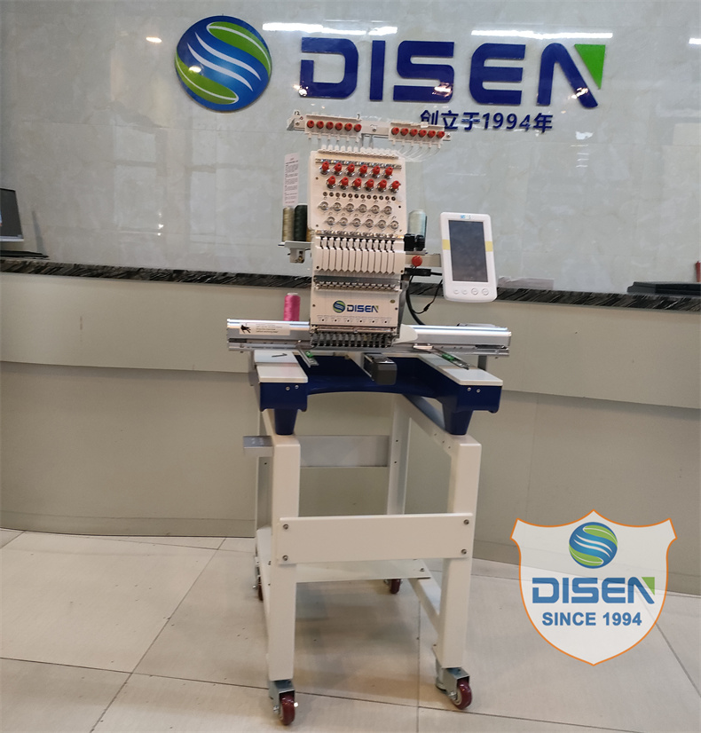 DS-W1201 Automated Label Single Head Embroidery Machine For China Factory