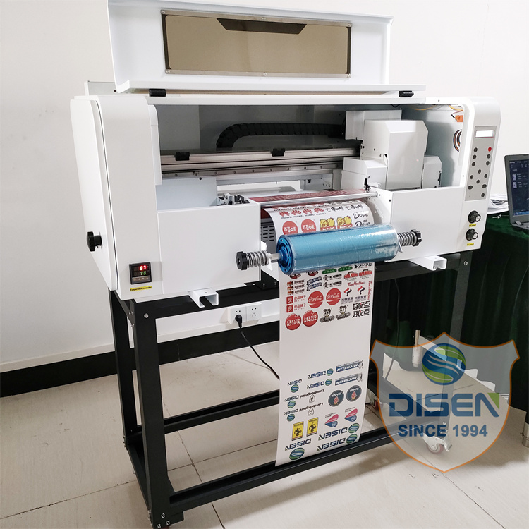 DS-HY300W 30cm Dtf UV Film Printer 3D A3 Roll To Roll Direct To Film Digital Inkjet Flatbed Uv Printer For A/B Film