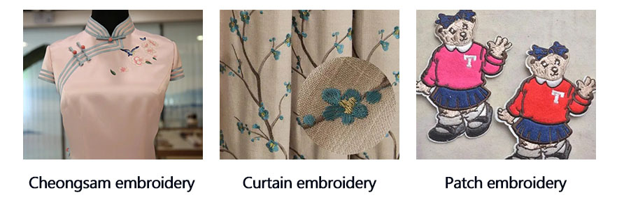 cheongsame embroidery,curtain embroidery,patch embroidery