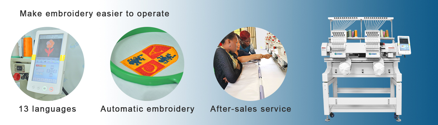 Make embroidery easier to operate