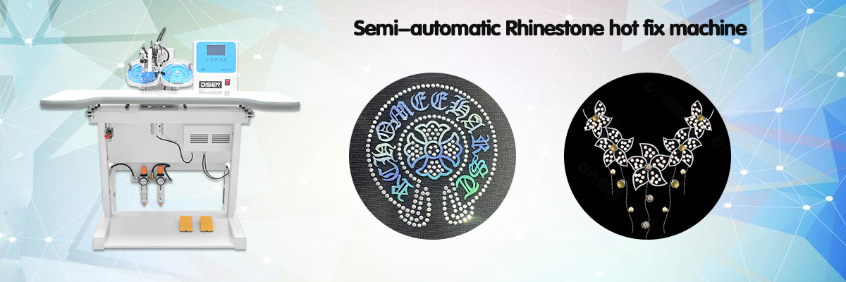 Semi-automatic Rhinestone hot fix machine