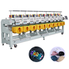 Quality 10 Head Embroidery Machine Cap/T-shirt/Garment/Flat Automatic Embroidery Machine 