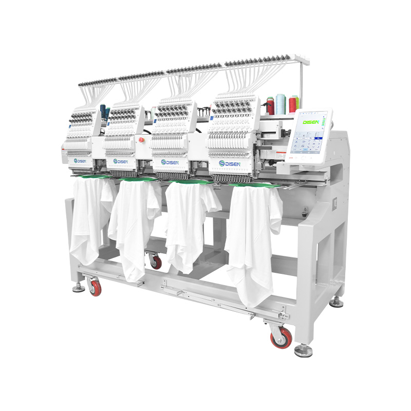 DS-1504 Computer Embroidery Machine 4 heads T-shirt Hat Embroidery