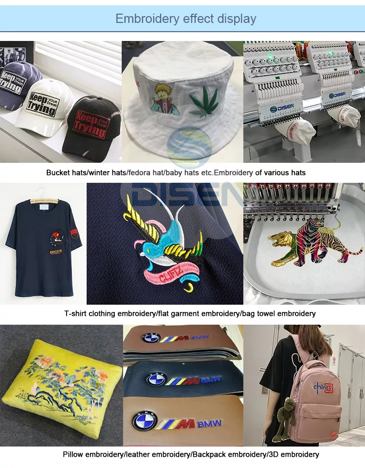 Multi-needle Two Head Embroidery Machine Application
