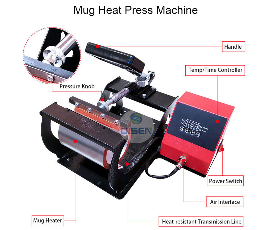 mug heat press machine induction