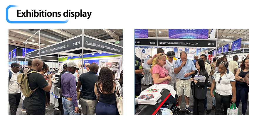 South Africa exhibition, photo with customers