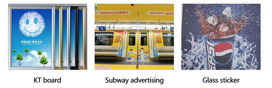 KT board,subway advertising,glass sticker