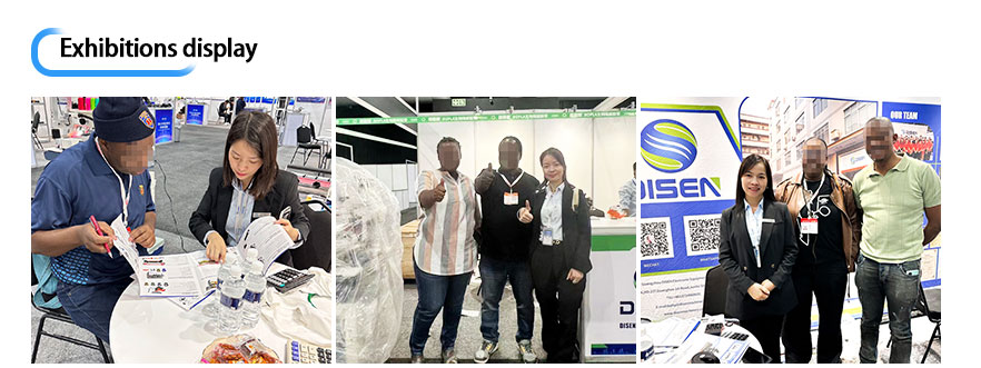 South Africa exhibition, photo with customers