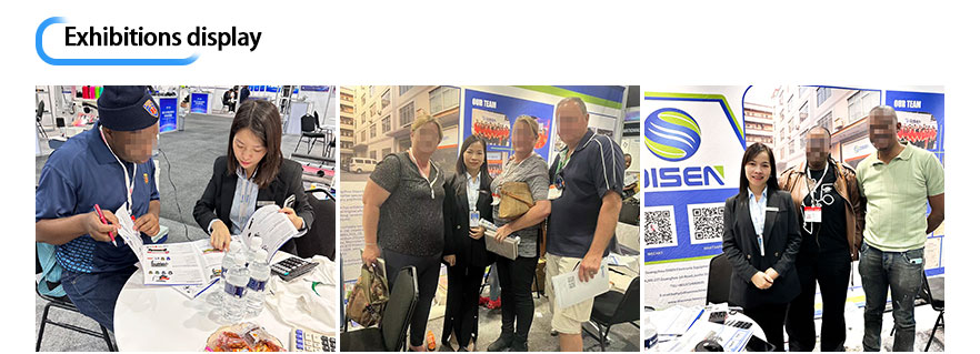 South Africa exhibition, photo with customers