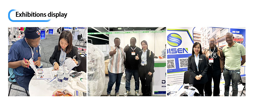 South Africa exhibition, photo with customers
