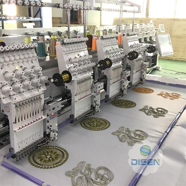 Magnetic Frames Expandable Multi-head Embroidery Machine For T shirt