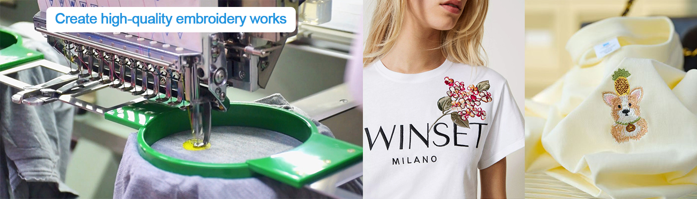 Create high-quality embroidery works