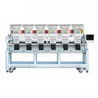 DS-J1206 Industrial Multi-head Embroidery Machine High Speed Tshirt Cap Six Haed Embroidery Machine