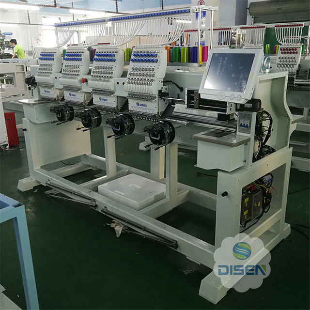 Portable Stitch Density Multi-head Embroidery Machine For Applique