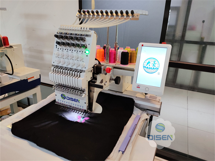 Capable Logos Single Head Embroidery Machine For Textile Art