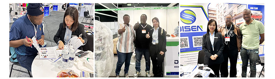 2023 South Africa exhibition, photo with customers