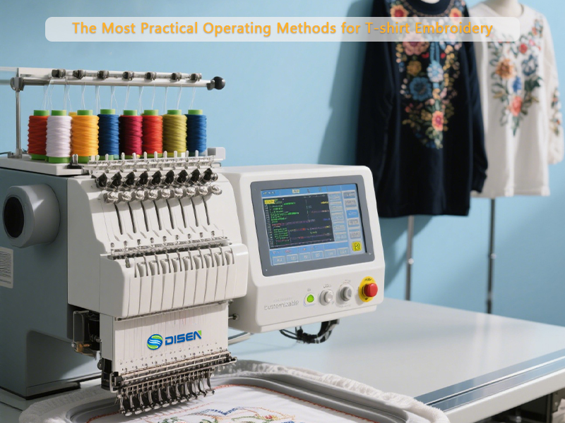 The Most Practical Operating Methods for T-shirt Embroidery