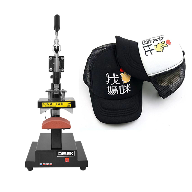 Logo heat press machine High Quality 8*15CM sublimation transfer machine for cap hat