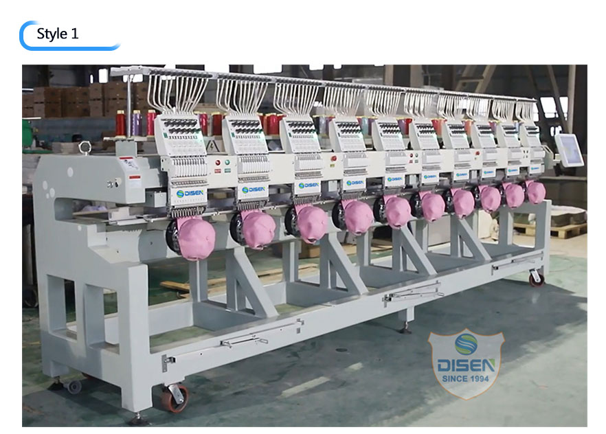 Embroidery machine model