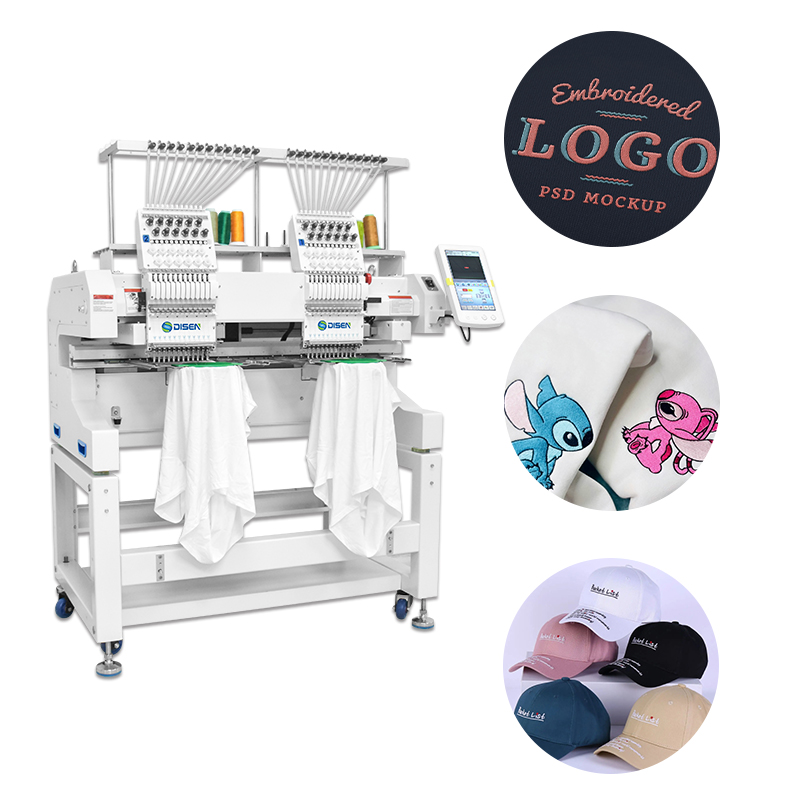 Two head embroidery machine