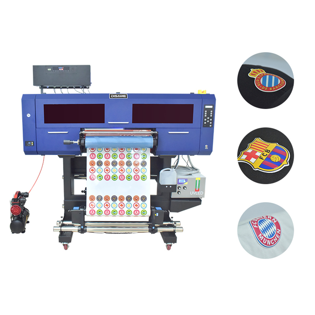 60cm UV DTF Printer crystal label ptinting Multicolor 3D Printing factory price