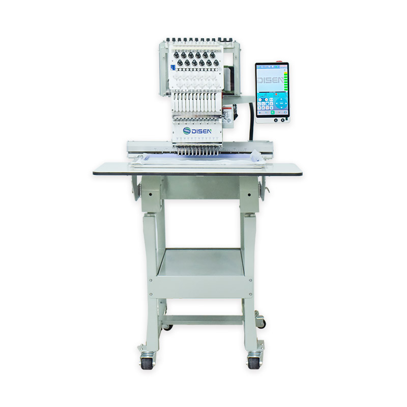 DSC-J1201 Mini Single Head Embroidery Machine 30*40cm Hat Tshirt Automatic Sewing Embroidery Machine Computerized