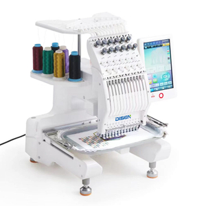 DS-Y1201MINI Portable Logos Single Head Computerized Embroidery Machine For Fashion Industry