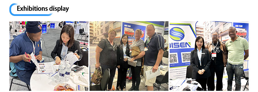 South Africa exhibition, photo with customers