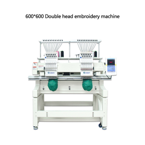 Disen 600*600mm Double Head Computerized Embroidery Machine