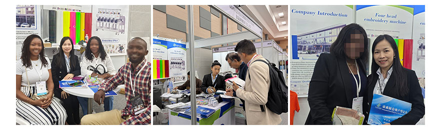 Kenya exhibition, photo with customers