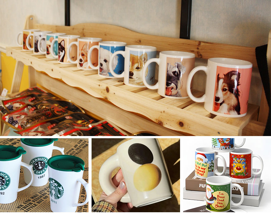 Cup-heat-press-machine Effect display